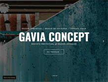 Tablet Screenshot of gaviaconcept.com